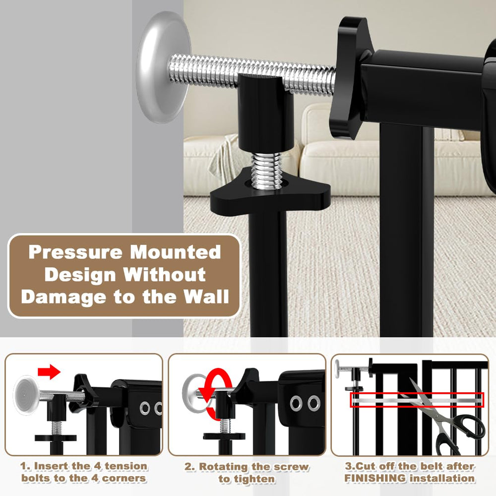 Qonimm ultra-narrow spacing detail preventing small pet escapes