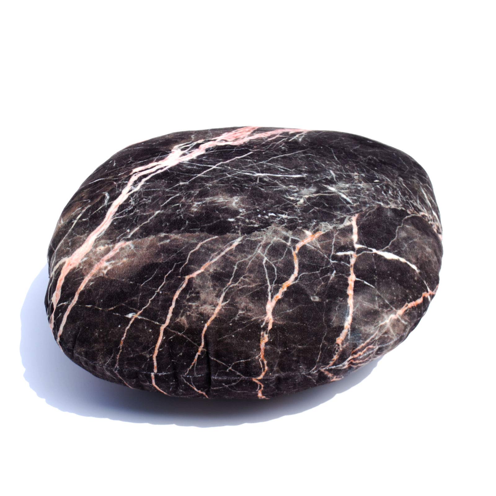 Qupace rock pillows cover invisible zipper close-up for easy care