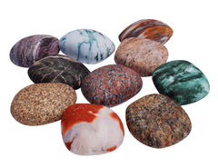 Qupace rock pillows cover set front view for kids room decor