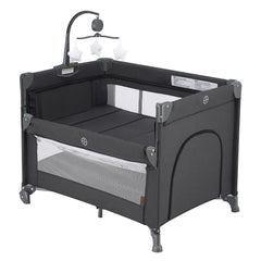 QUTANIX 2-in-1 Pack and Play mattress: cozy resting space for newborns and naps.