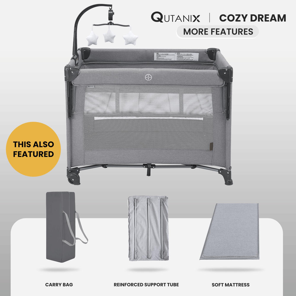 QUTANIX travel-fold portable design for easy trips and storage