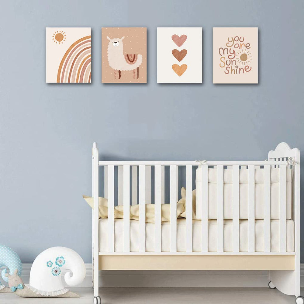 Quzenu Boho Rainbow wall art makes a thoughtful gift for babies and kids.