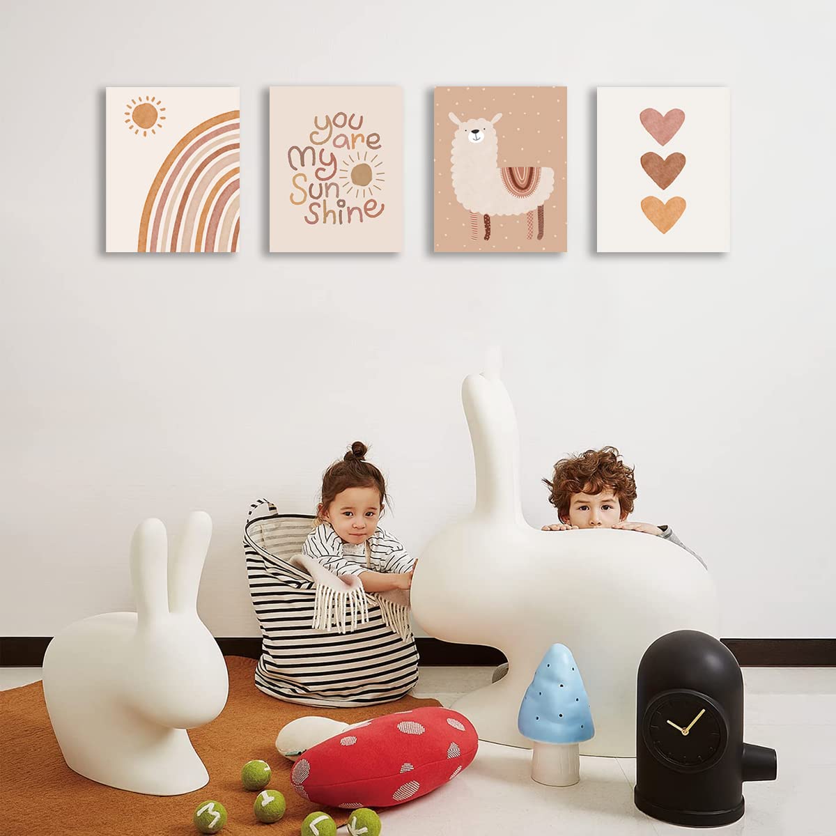 Quzenu Boho Rainbow minimalist decor fits nurseries and living spaces beautifully.