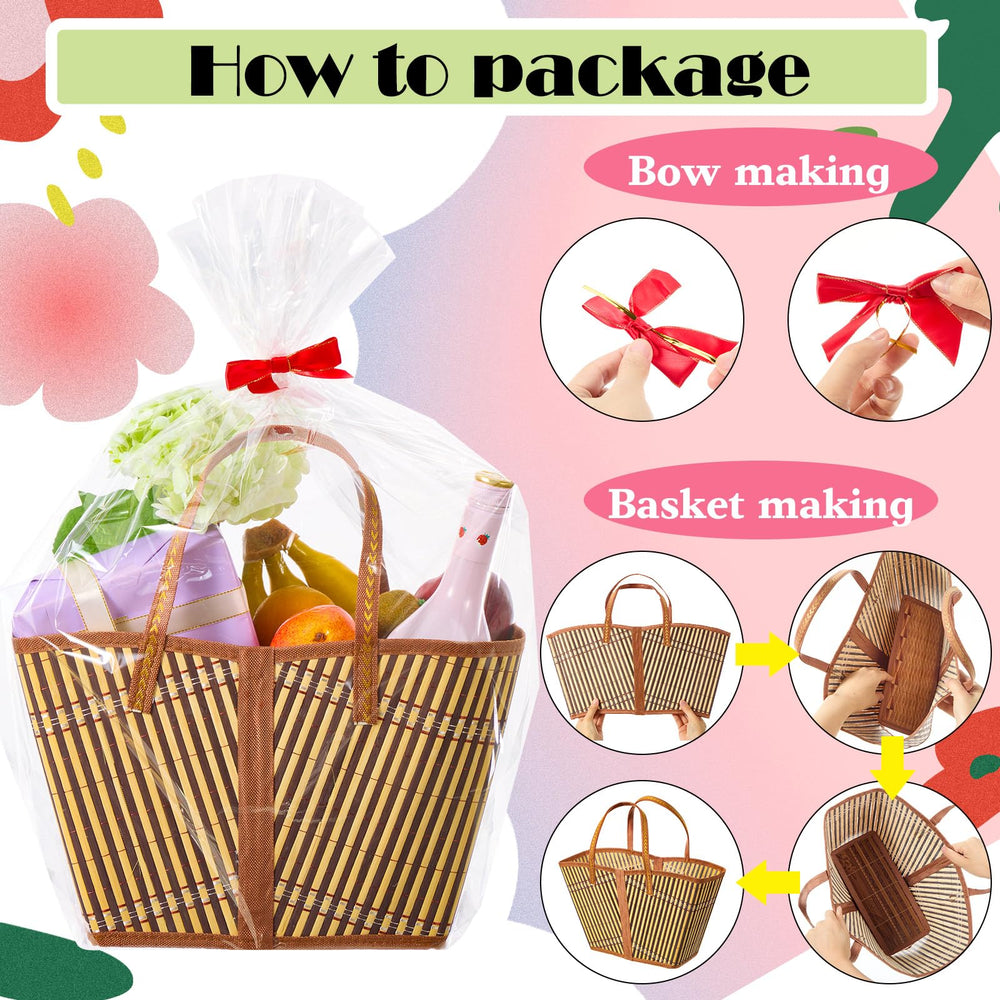 Quzzil clear gift bag large 50x60 cm for wrapping gifts