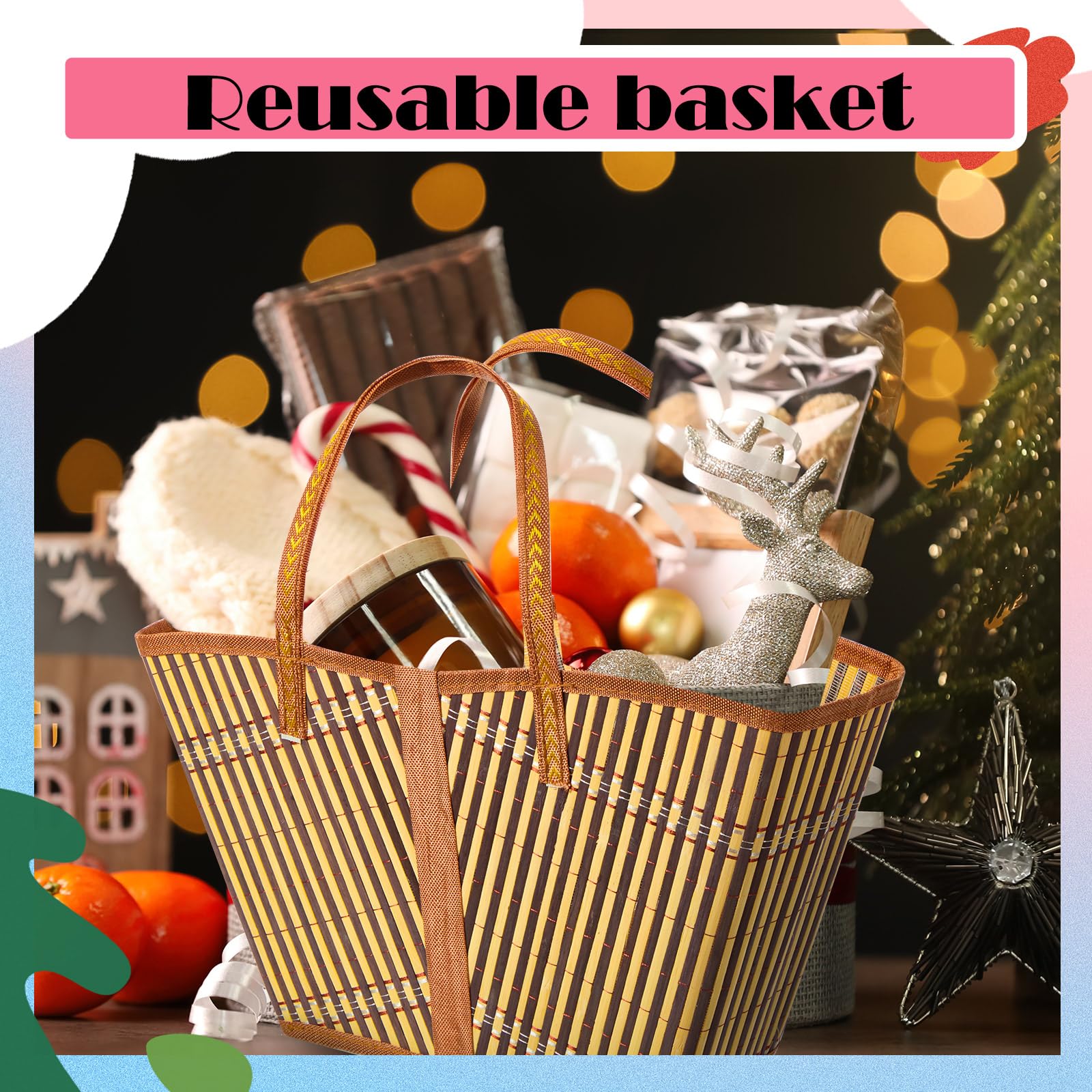 Quzzil versatile storage basket for toys or decor