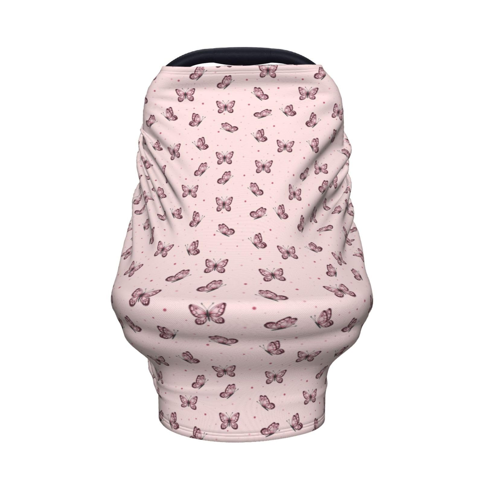 Qwalnely patterns on baby cover add style while offering practical versatility