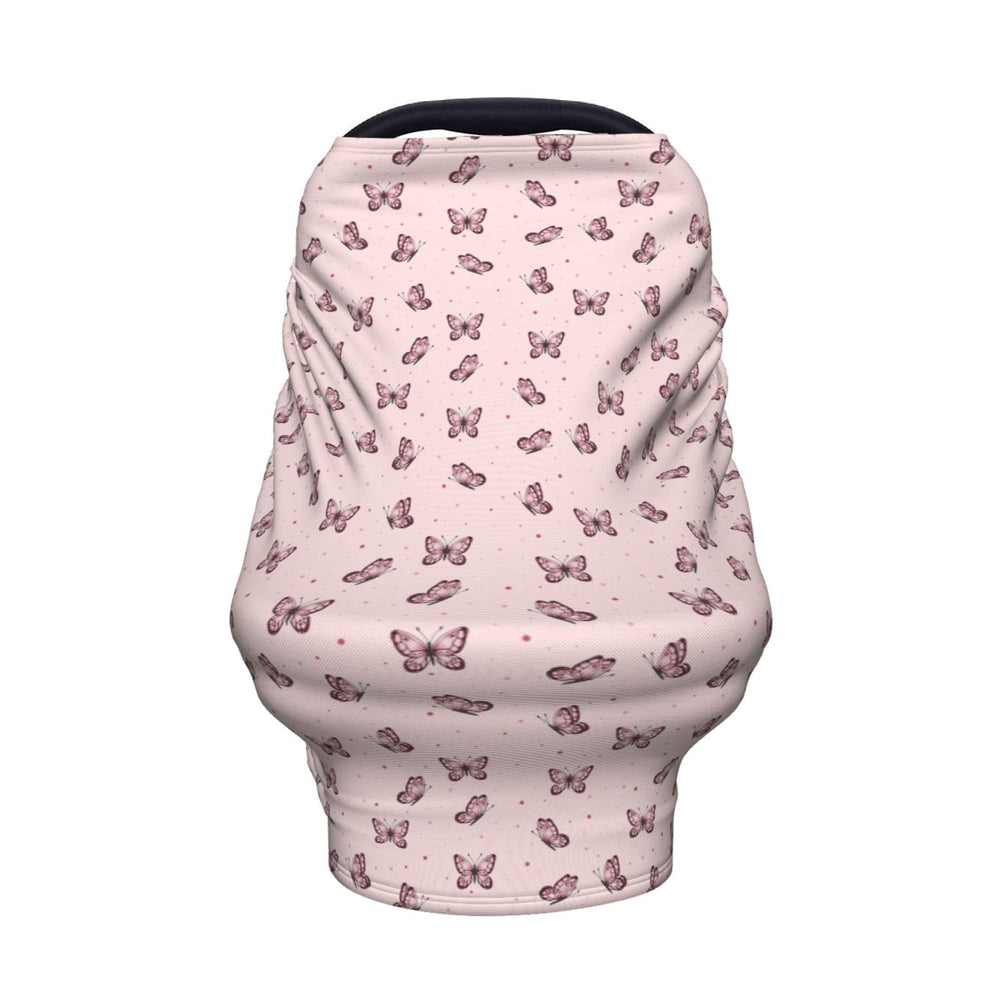 Qwalnely patterns on baby cover add style while offering practical versatility