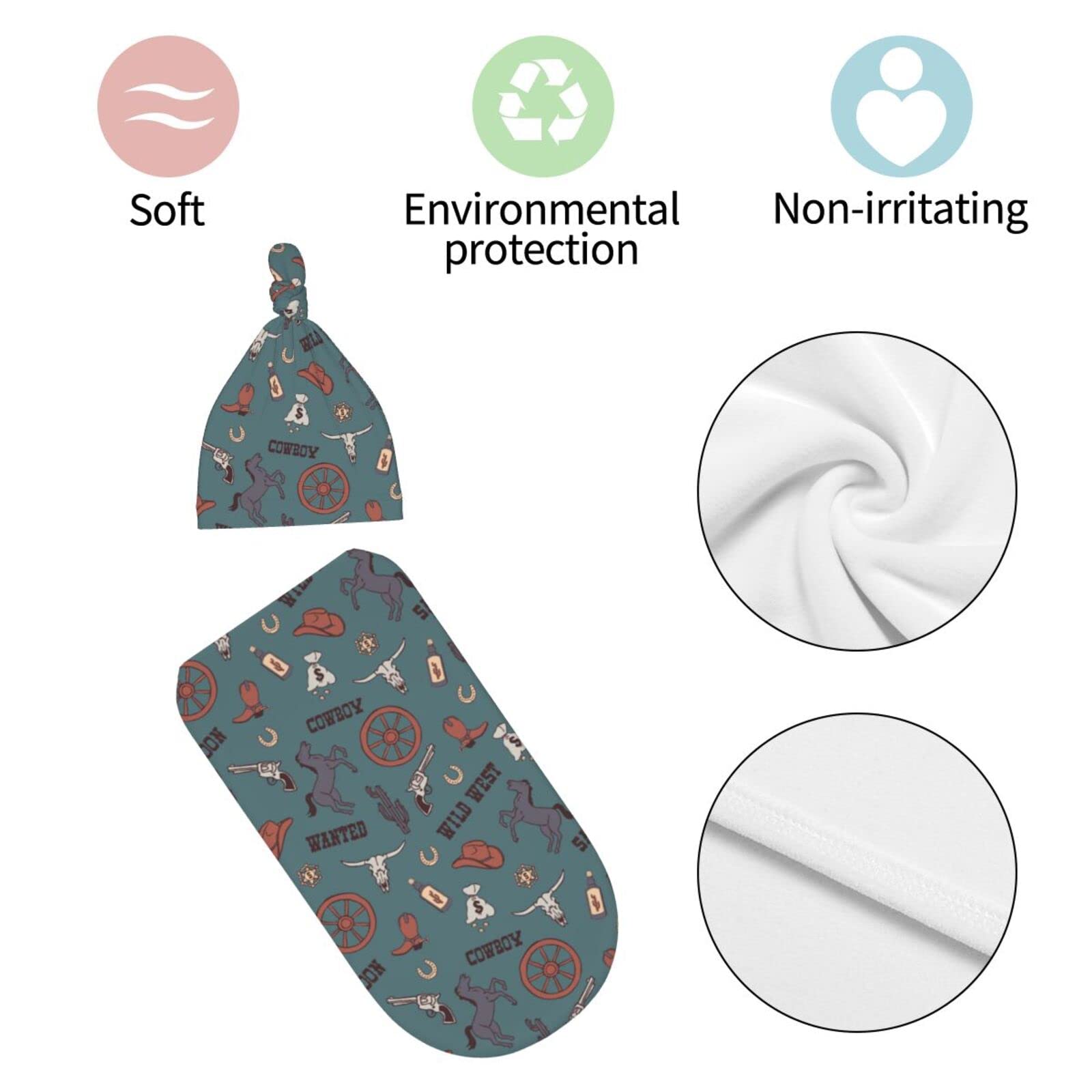 Qwalnely swaddling blanket no-zippers design prioritizes soft security.