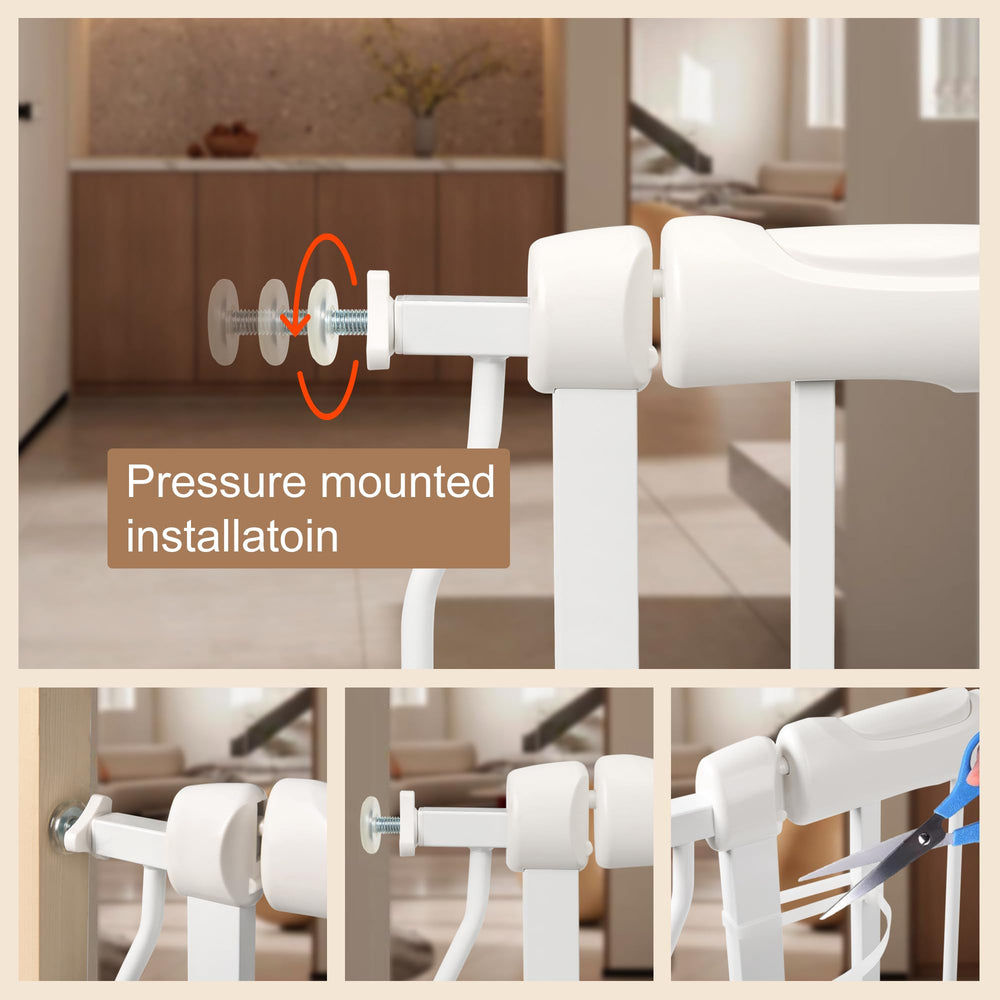 QwickNesty double-locking system enhances security while one-handed operation is possible.