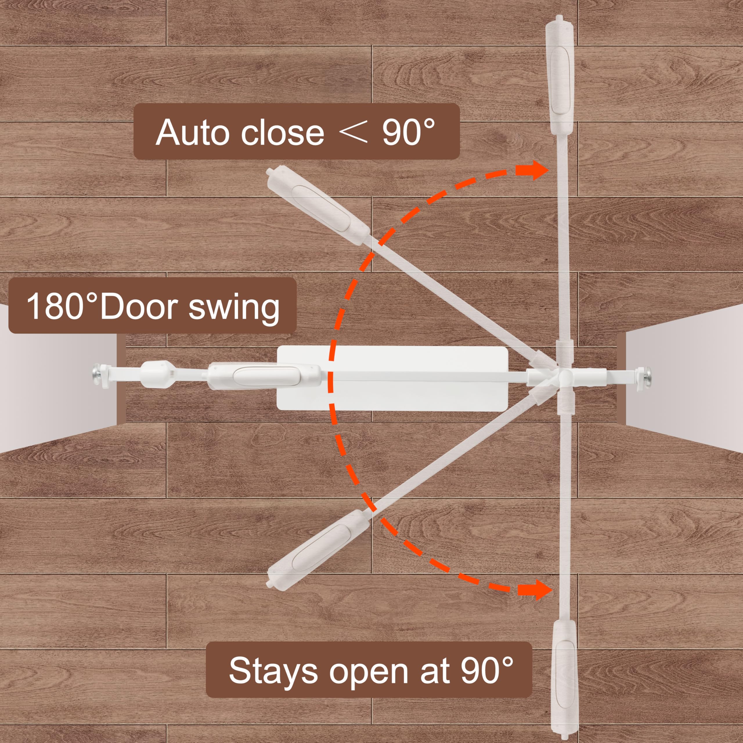 QwickNesty heavy-duty metal gate provides a sturdy barrier for busy homes.