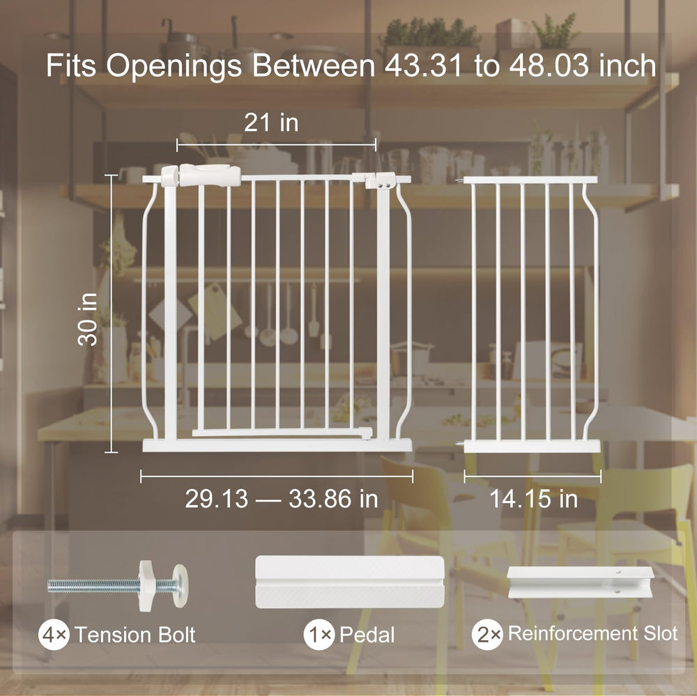 QwickNesty pressure-mount installation shown, tool-free securement.