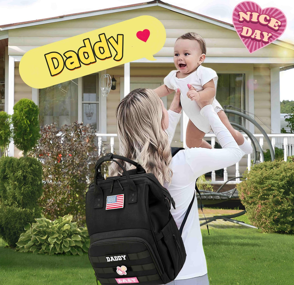 QWREOIA diaper bag changing pad for easy diaper changes anywhere