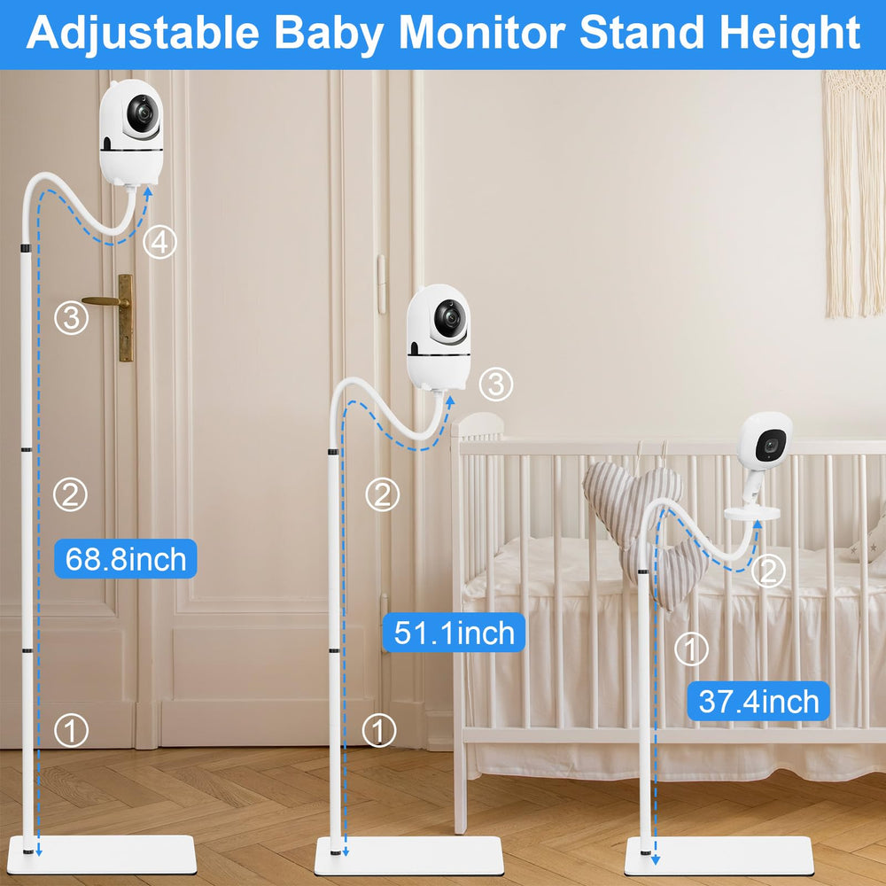 Qwwia universal compatibility—works with Hellobaby, Nanit Pro, Momcozy, and VTech cameras.