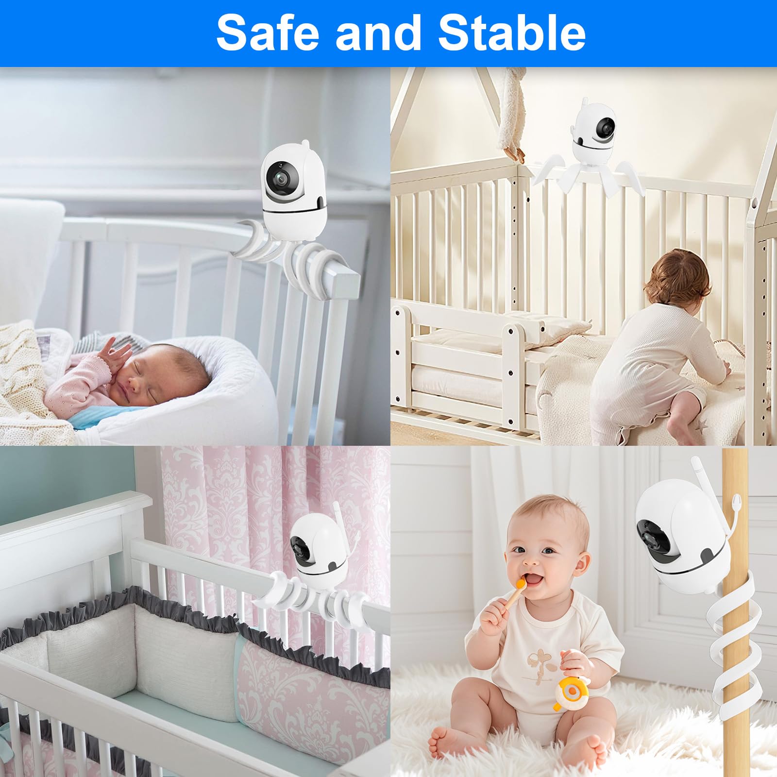 Qwwia package includes adaptors and mount for ready setup.