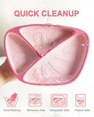 Qyeejong baby-led weaning set ideal for indoor or outdoor meals.