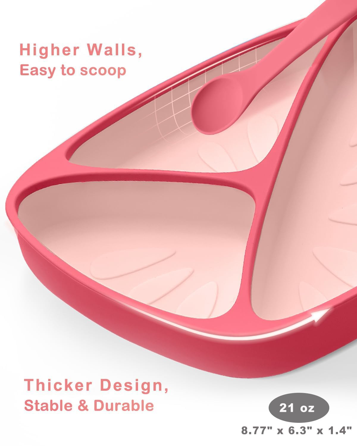 Qyeejong platinum silicone plates show high-temperature safe versatility.