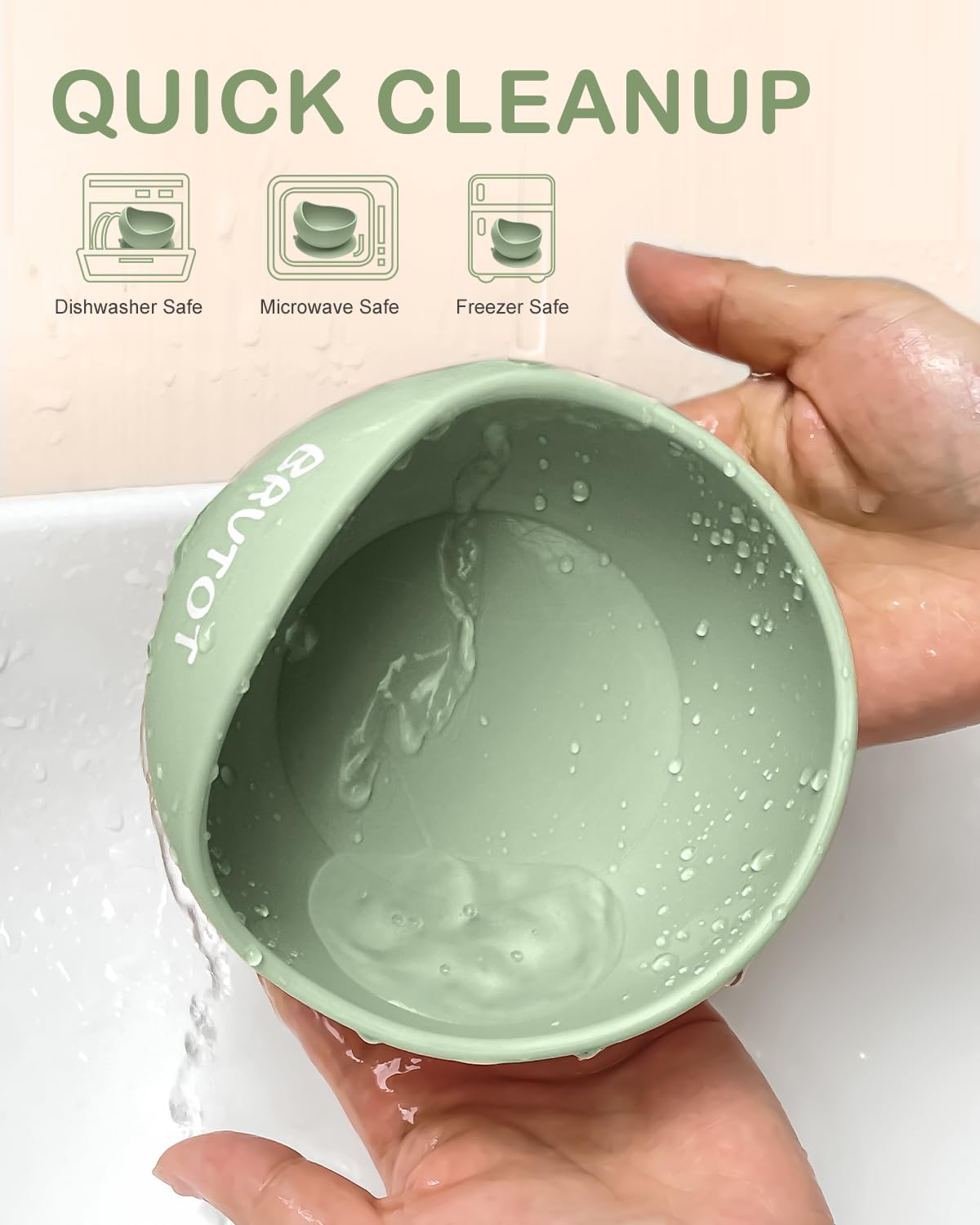 Qyeejong Stay Put 360ml deep bowl ready for soups and snacks