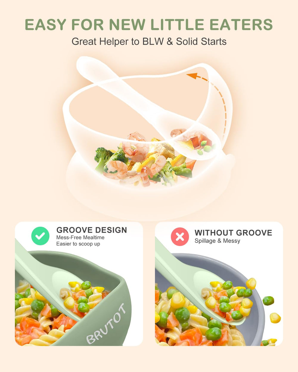 Qyeejong Stay Put set is dishwasher and microwave safe for easy cleaning