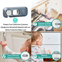 QYESWHSR locks install without tools, making quick, mess-free setup for busy homes.