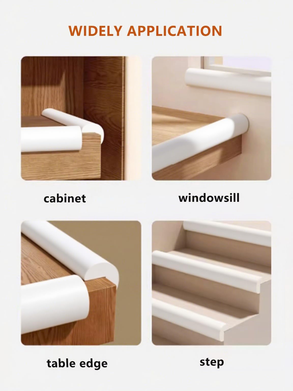 QYV 16.4 ft coverage wraps multiple edges at home for comprehensive safety.