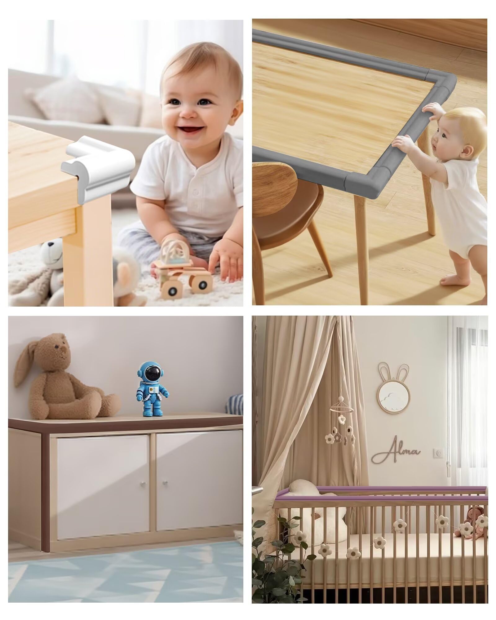 QYV edge protector easy install feature enables fast setup in minutes