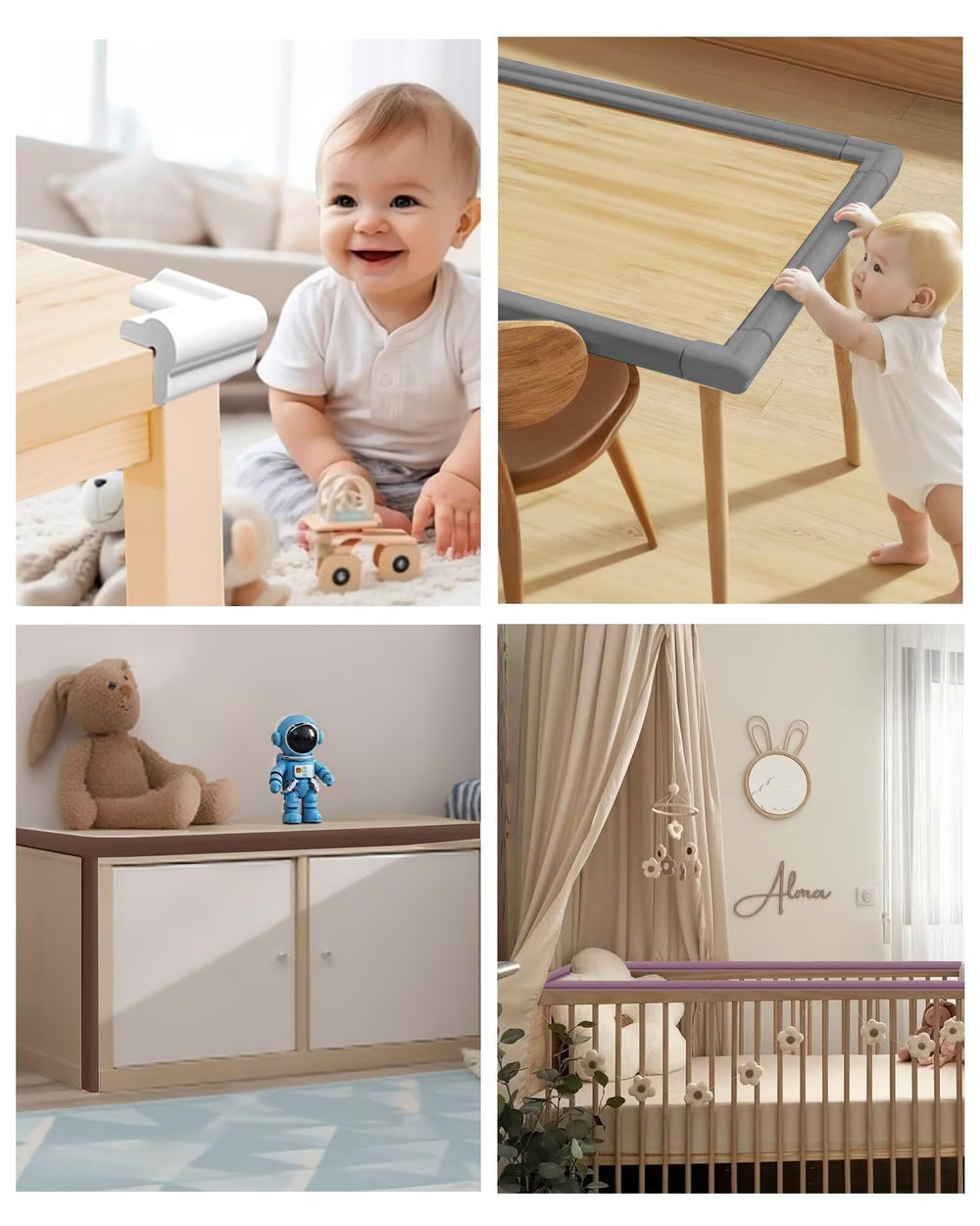 QYV edge protector easy install feature enables fast setup in minutes