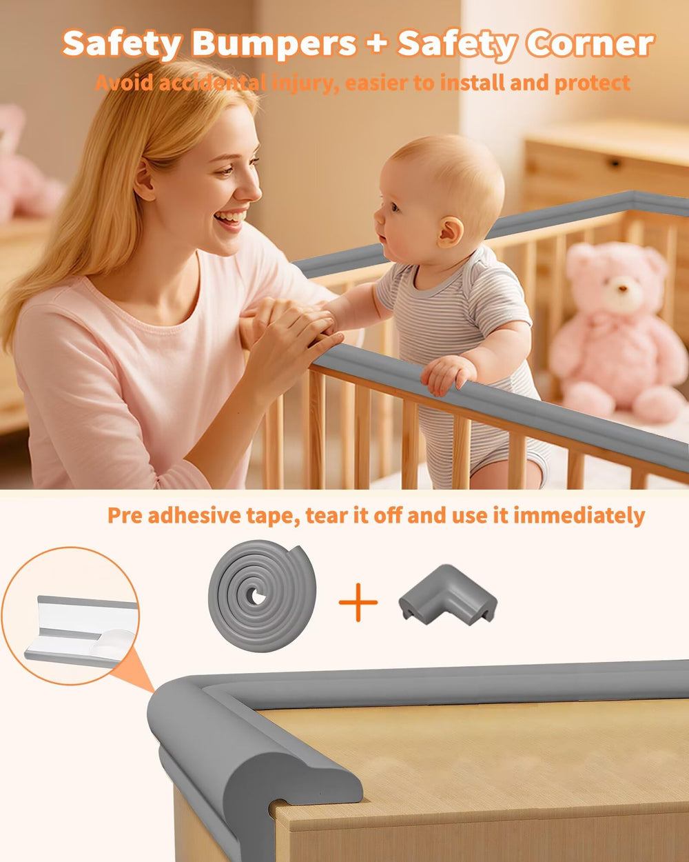 QYV Edge Protector waterproof and stain-resistant surface for easy maintenance.