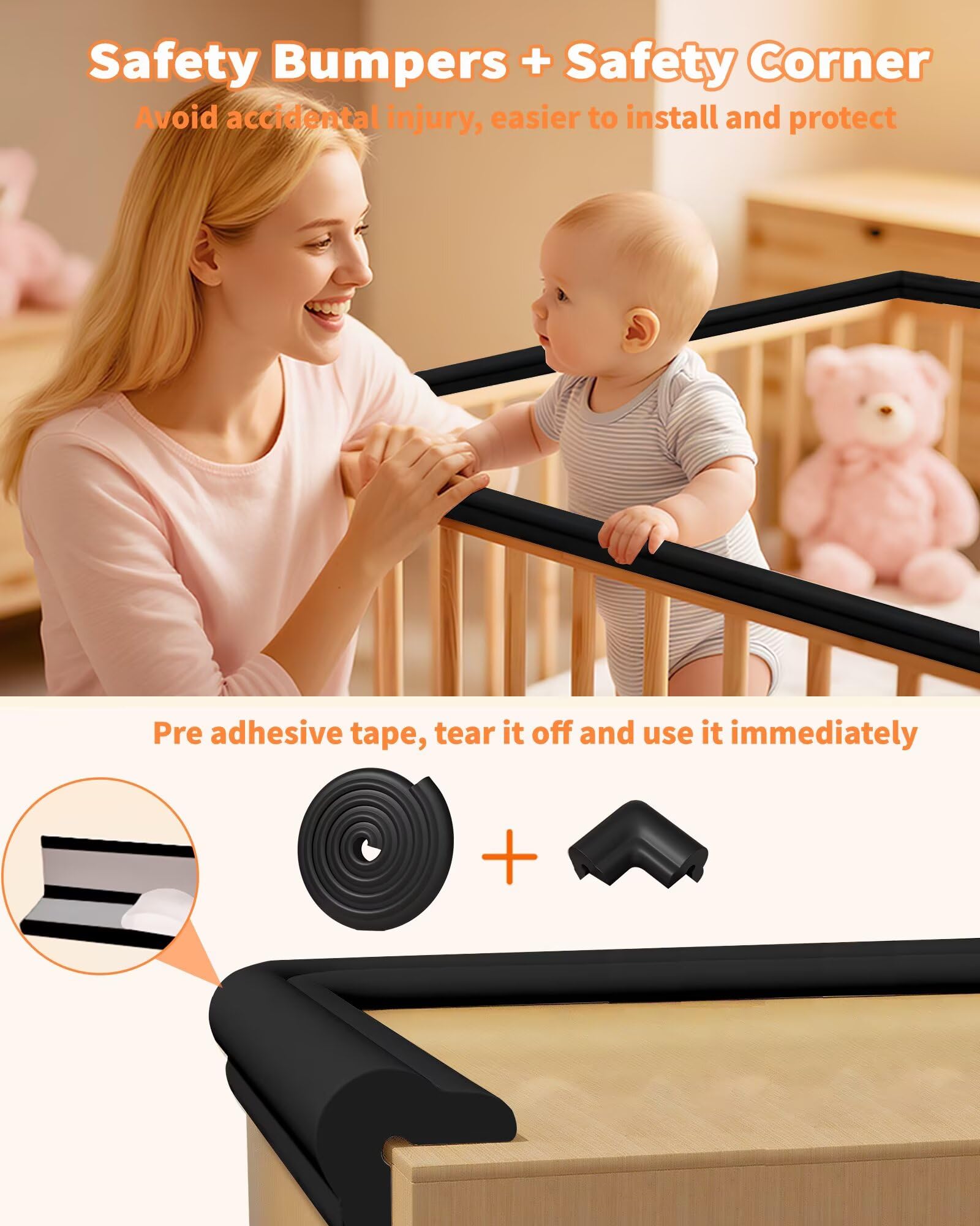QYV edge protector waterproof surface resists spills and stains for easy cleaning