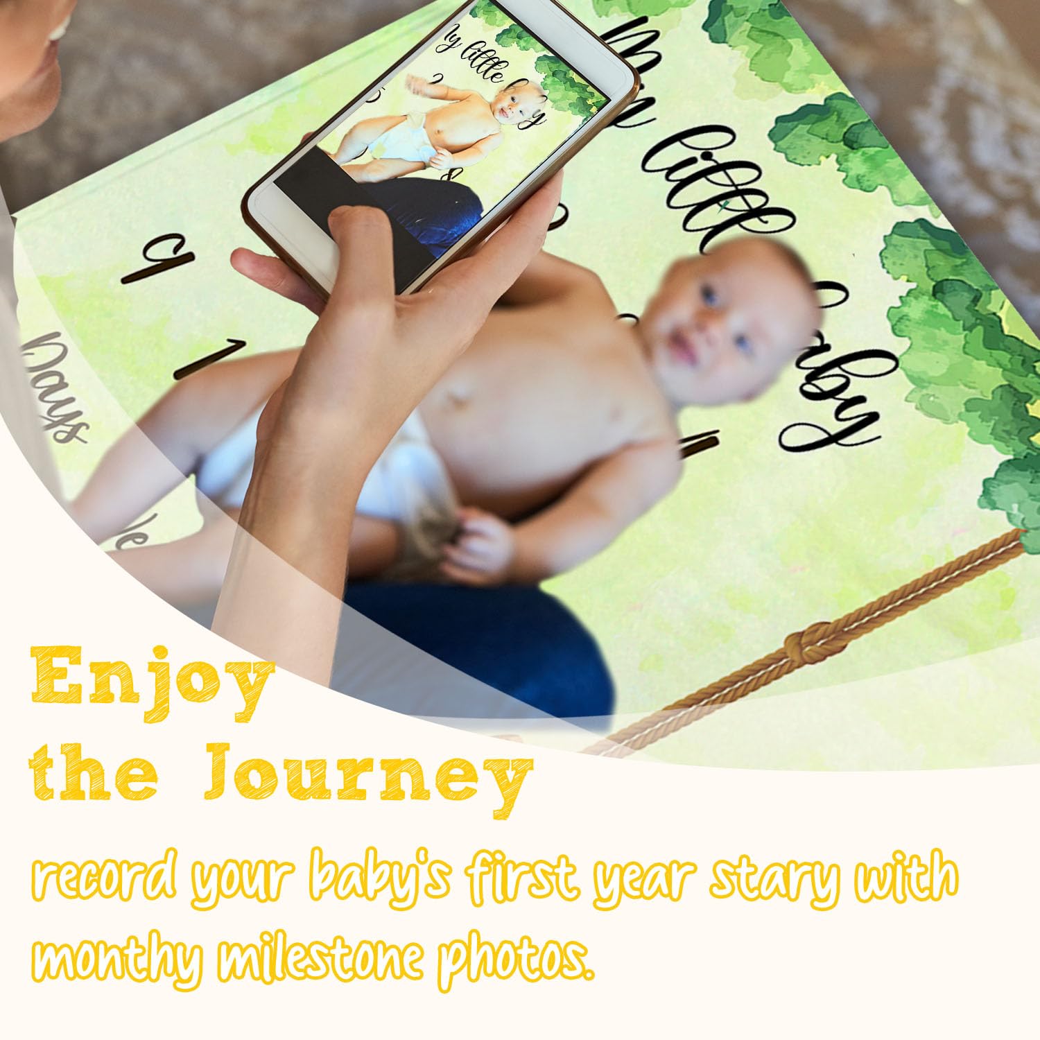QZCYU Winnie baby growth blanket provides cozy warmth and soft texture