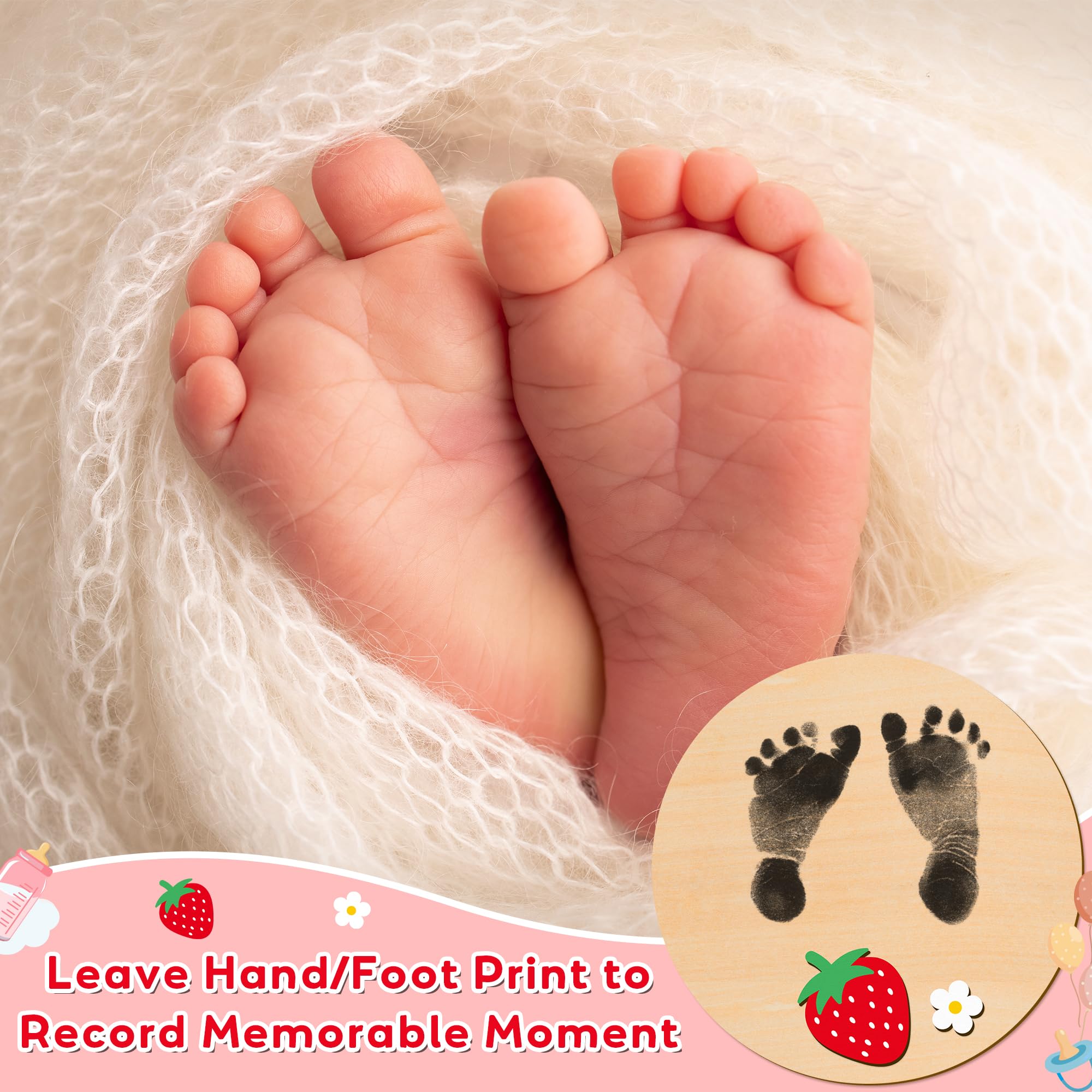 R HORSE sign handprint footprint imprint safeguard with no-touch ink for pristine keepsake impressions.