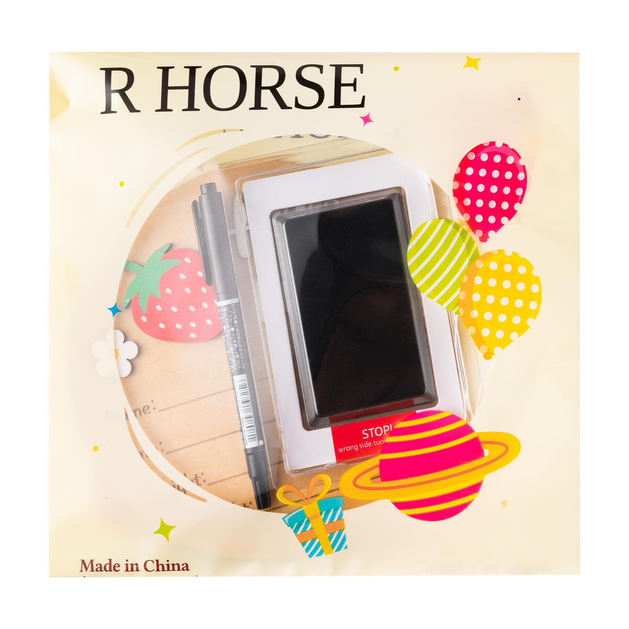 R HORSE birth keepsake for home decor and cherished memories after the baby arrives.