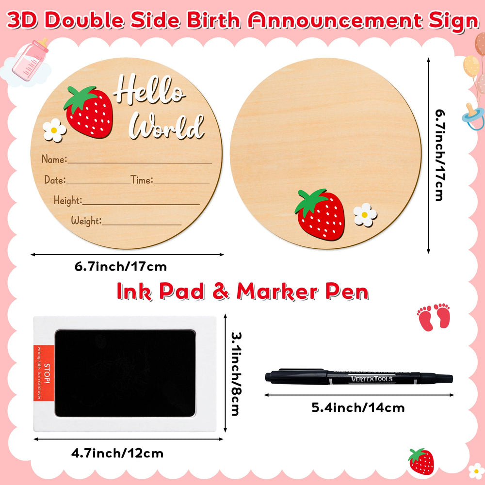R HORSE sign marker pen shown for easy, bold newborn info writing in photos.