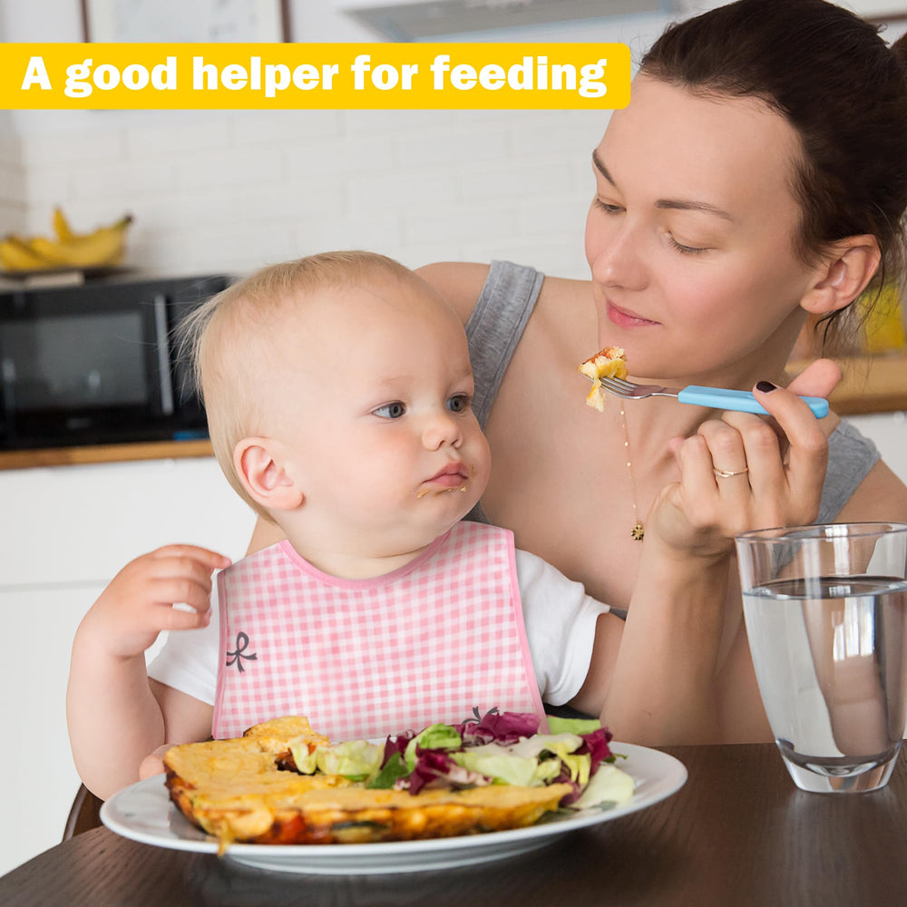 R HORSE five-pack bibs simplify daily feeding and cleanup.