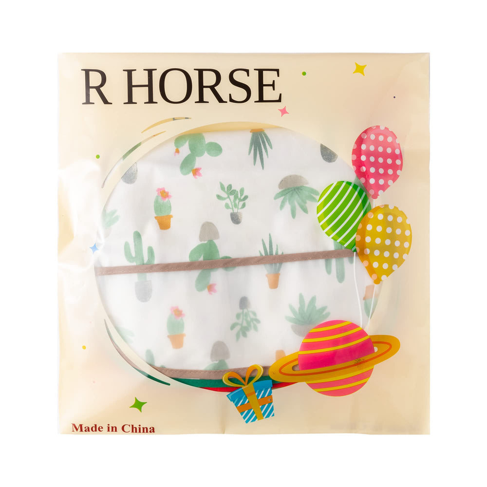 R HORSE summer fruit print bibs in a gift-pack arrangement