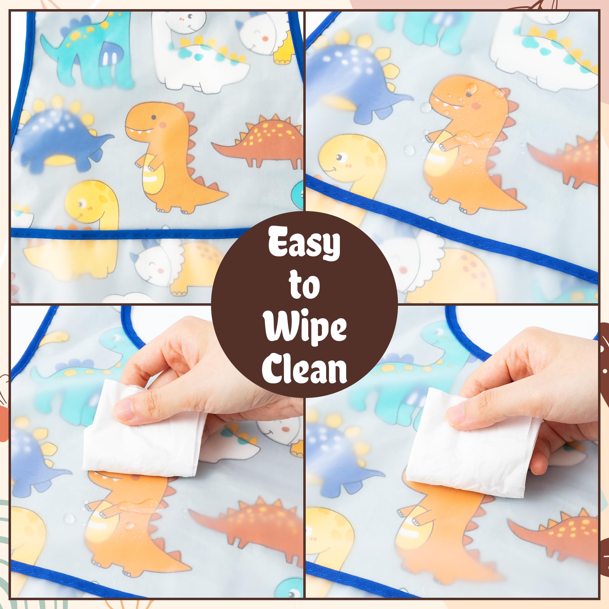 R HORSE easy-clean bibs wipe clean and dry quickly.