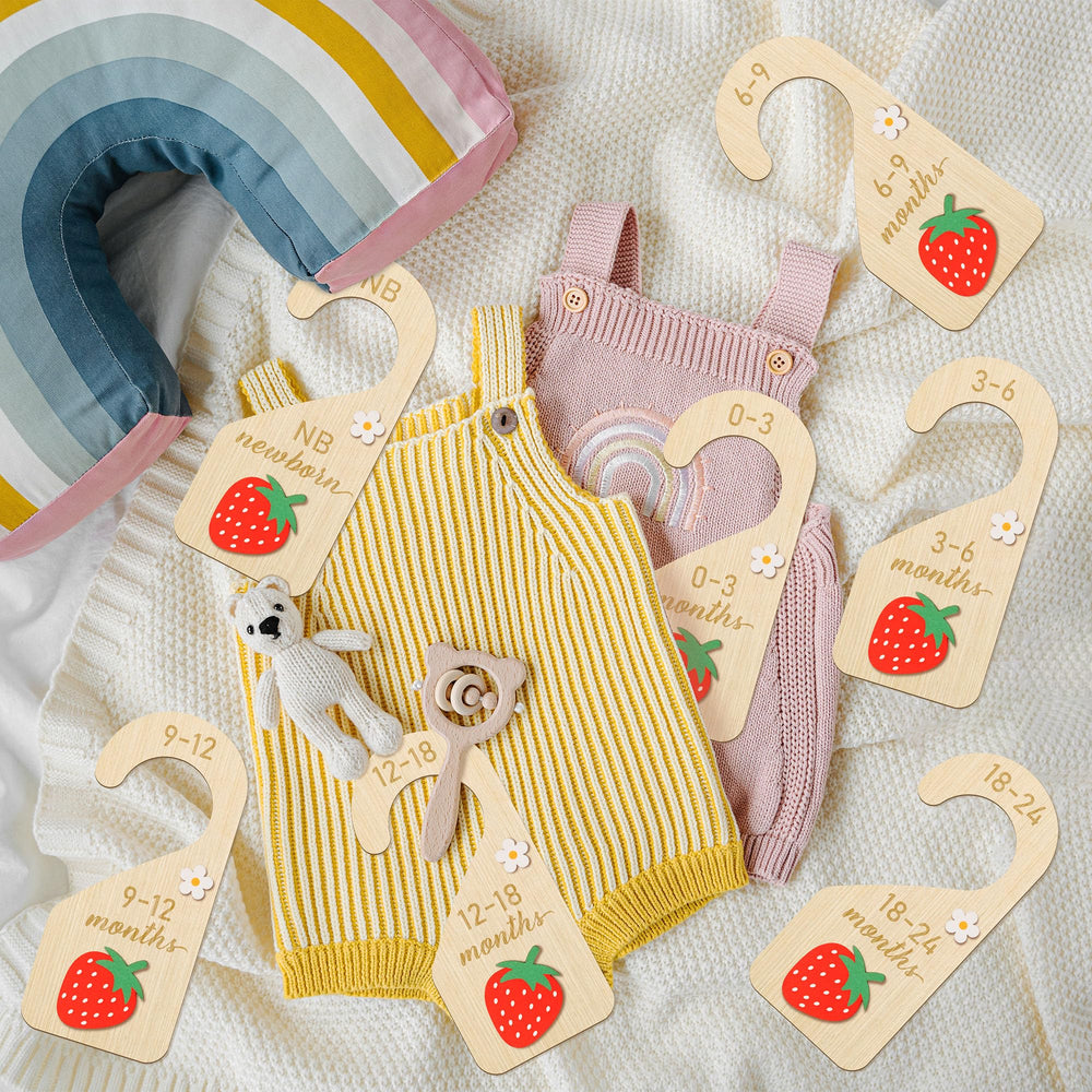 R HORSE strawberry design dividers add playful nursery charm while staying practical.