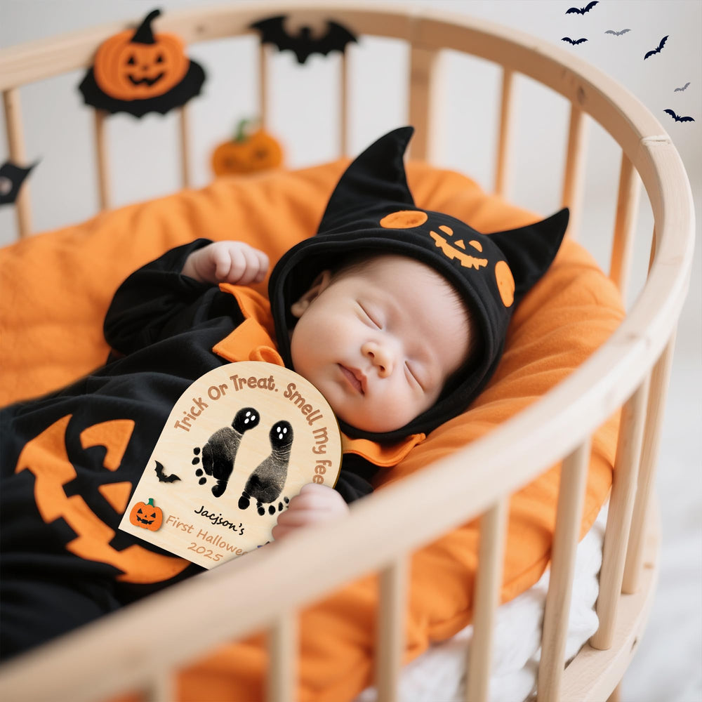 R HORSE baby-first-halloween-gift-closeup positions as a thoughtful gift for new parents.
