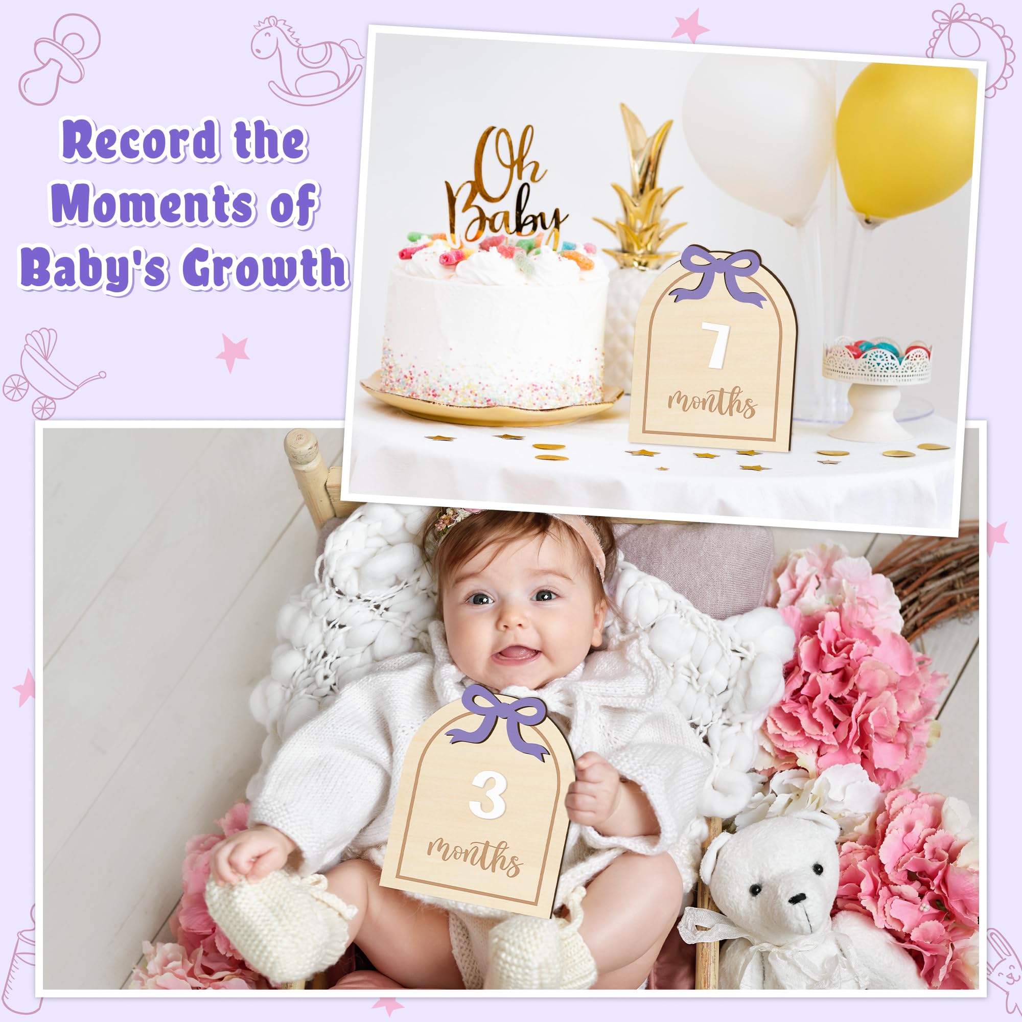 R HORSE baby photography prop ideal for capturing the first year.