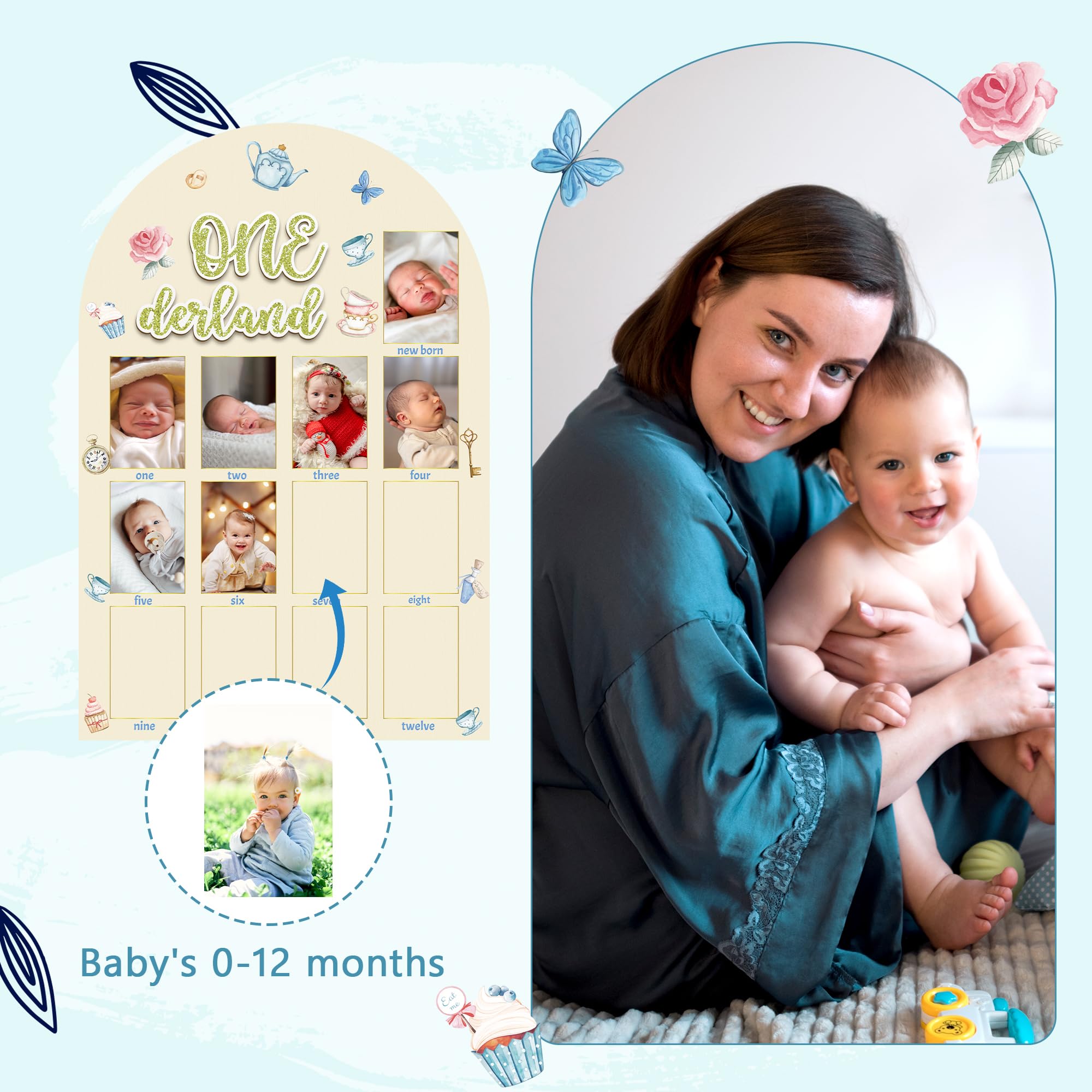 R HORSE baby shower gift keepsake ideal for first-year memories
