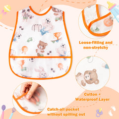 R HORSE bib with adjustable side snaps for secure, easy removal.