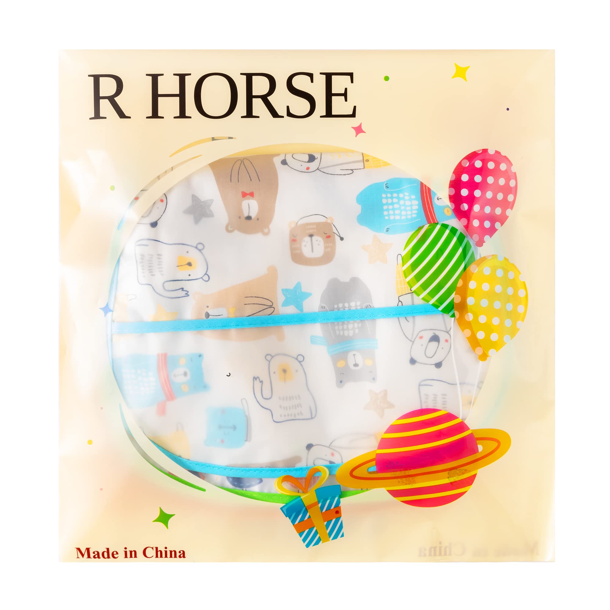 R HORSE easy-clean bibs wipe clean for busy parents