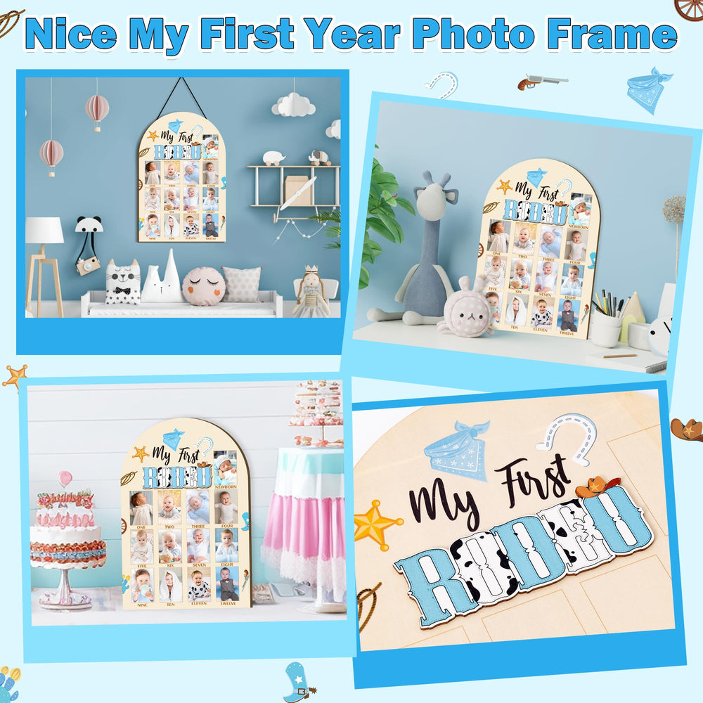 R HORSE birthday milestone display board suitable for baby celebrations