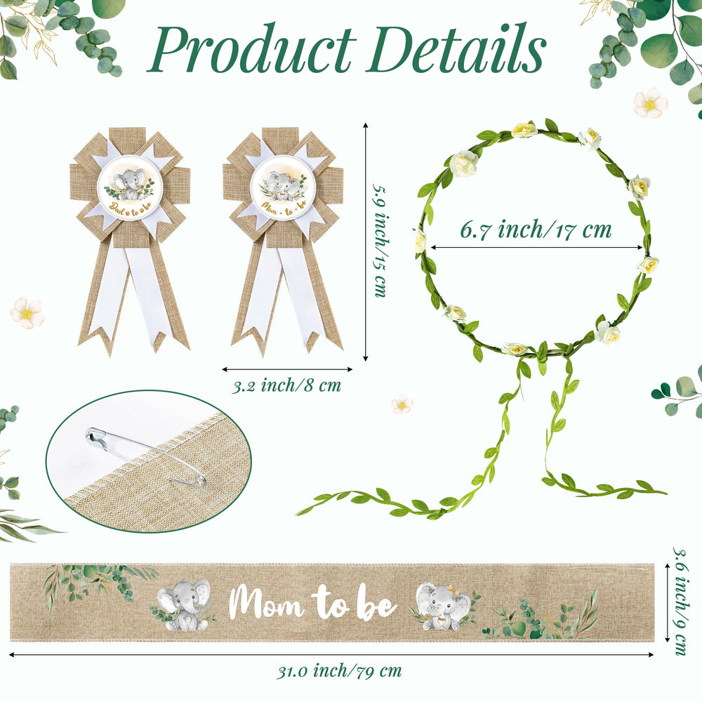 R HORSE dad to be corsage pin adds coordinated party touch