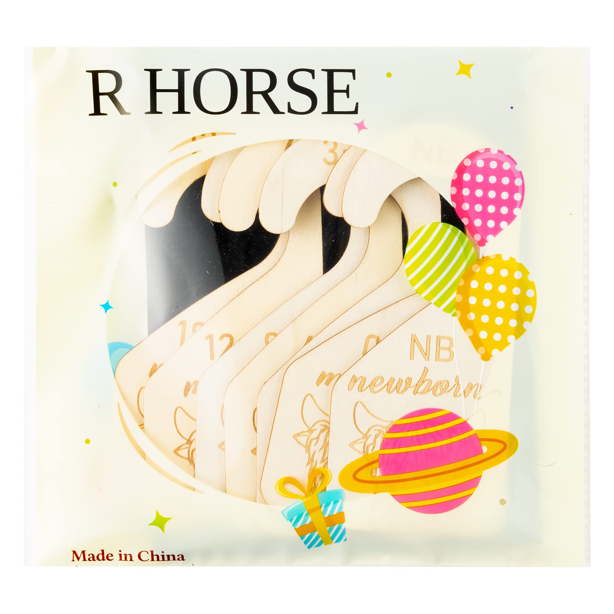 R HORSE gift-ready dividers make a practical baby shower present.