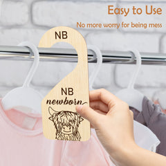 R HORSE Highland Cow pattern detail adds charming nursery decor.