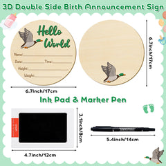 R HORSE marker-pen for clear, crisp baby name messages on the sign.
