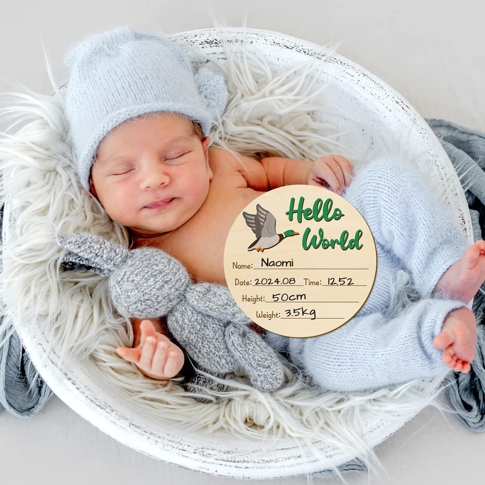 R HORSE newborn-photo-prop-sign doubles as home decor after shoots.