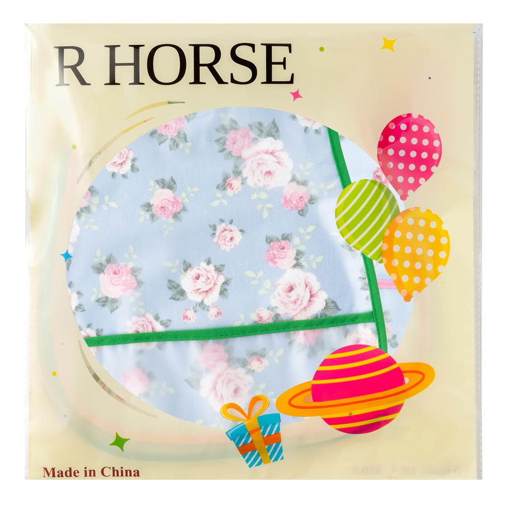 R HORSE pink floral bib coordinates with outfits for everyday wear