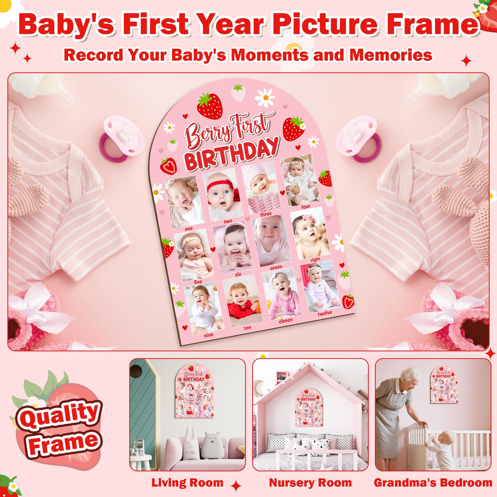 R HORSE twelve-month photo frames organize monthly portraits into a timeless keepsake.