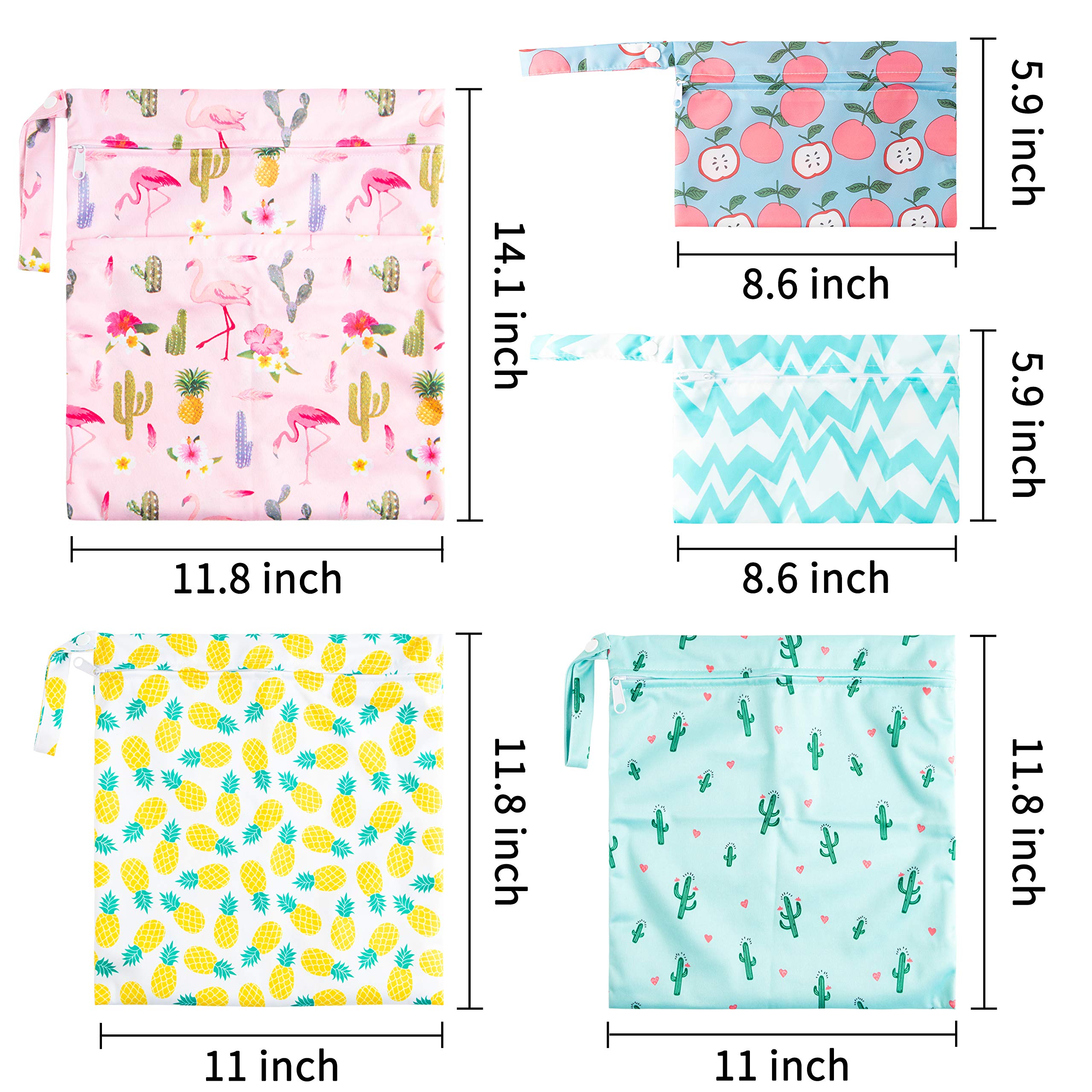 R HORSE two-pocket wet-dry bag keeps baby essentials organized on outings.